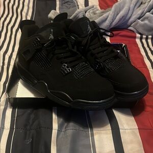 Air Jordan 4 Retro Black Sneakers